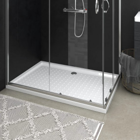 Shower Base Tray with Dots White 31.5"x47.2"x1.6" ABS