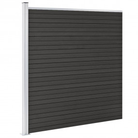 Garden Fence WPC 68.9"x73.2" Gray