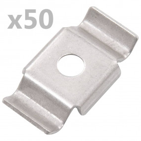 Butterfly Fence Clips 50 pcs Stainless Steel