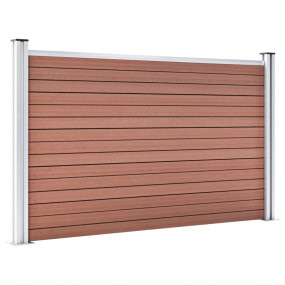 Garden Fence WPC 207.1"x41.7" Brown
