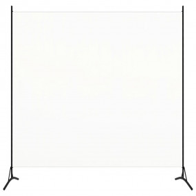 Room Divider White 68.9"x70.9" Fabric