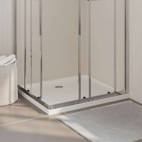 Rectangular ABS Shower Base Tray White 31.5"x35.4"