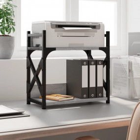 Printer Stand 2-Tier Gray Sonoma 15.7"x7.9"x15.7" Engin...