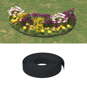 Garden Edging Black 32.8' 3.9" Polyethylene