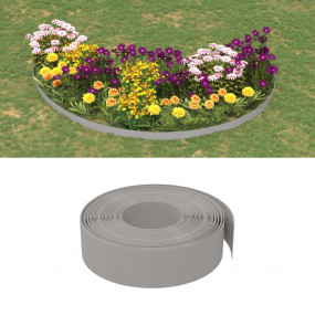 Garden Edgings 3 pcs Gray 32.8' 5.9" Polyethylene