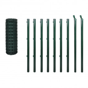 Euro Fence Steel 32.8'x3.3' Green