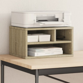 Printer Stand Sonoma Oak 15.7"x12.6"x8.9" Engineered Wo...