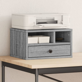 Printer Stand Gray Sonoma 15.7"x12.6"x8.9" Engineered W...