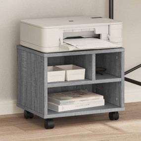 Printer Stand with Wheels Gray Sonoma 16.1"x12.6"x13.6"