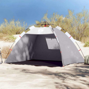 Beach Tent 2-Person Gray Quick Release Waterproof