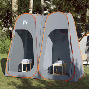Privacy Tent Gray and Orange Pop-up Waterproof