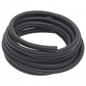 Hybrid Air Hose Black 0.6" 16.4' Rubber and PVC