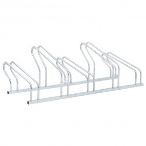 Bicycle Stand for 5 Bikes Floor Freestanding Galvanized...