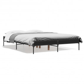 Bed Frame without Mattress Black 47.2"x78.7"