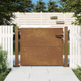 Garden Gate 41.3"x39.4" Corten Steel