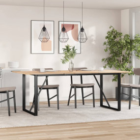Dining Table Legs O-Frame 70.9"x31.5"x28.7" Steel