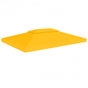2-Tier Gazebo Top Cover 1 oz/ft 13.1'x9.8' Yellow