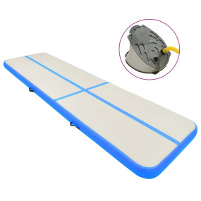 Inflatable Gymnastics Mat with Pump 275.6x39.4x7.9" PVC...