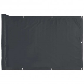 Balcony Privacy Screen Anthracite 315.0x29.5" PVC