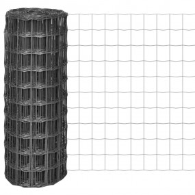 Euro Fence Steel 82.0x3.3' Grey