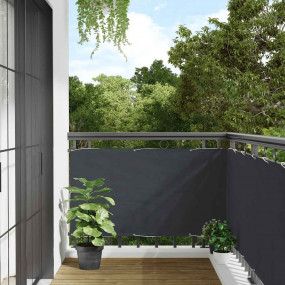 Balcony Privacy Screen Anthracite 236.2x29.5" PVC