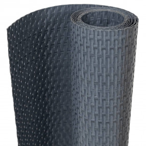 Balcony Screens 10 pcs Anthracite 100.4x7.5" Poly Ratta...