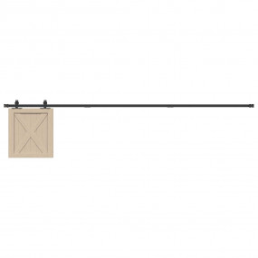 Imag:Sliding Cabinet Door Kit 96.1  Carbon Steel