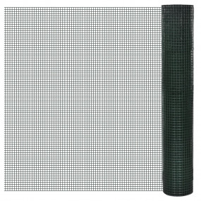 Chicken Wire Fence Galvanized with PVC Coating 32.8x3.3...
