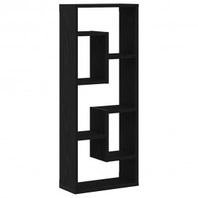 Wall Shelf Black Oak 14.2x6.3x35.4" Engineered Wood