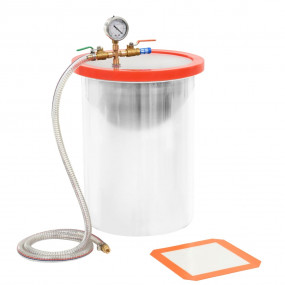 Imag:Vacuum Chamber Stainless Steel 6.0 gal