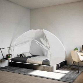 Mosquito Net Mongolia with Doors 220 Mesh White 78.7x59...