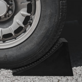 Wheel Chocks 4 pcs 6.3x3.5x3.5" Rubber