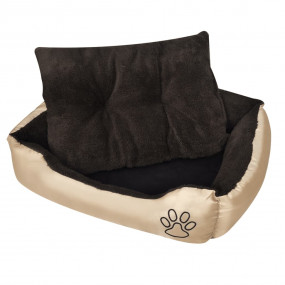 Warm Dog Bed with Padded Cushion XL