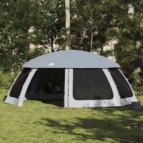 Pool Tent with Removable Fly & Mesh Walls Grey 271.7x27...
