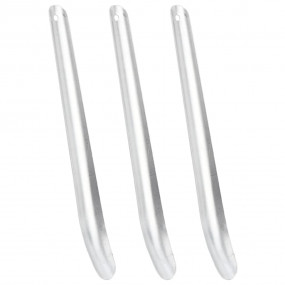 Horse Sweat Scrapers 3 pcs Silver Aluminium