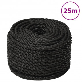 Work Rope Black 0.47 " 82.0 ' Polypropylene