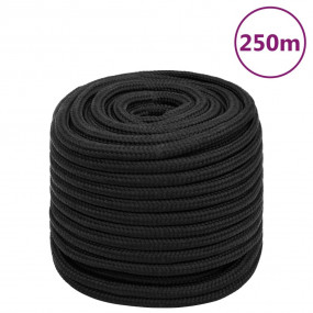 Boat Rope Full Black 0.63 " 820.2 ' Polypropylene