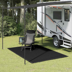 Tent Carpet 78.7x118.1" Black
