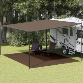 Tent Carpet 157.5x196.9" Brown