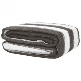 Tent Carpet Anthracite and White 157.5x236.2" HDPE