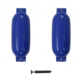 Boat Bumper 2 pcs Blue 27.2x8.5" PVC
