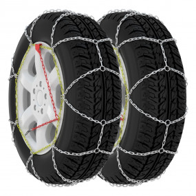 Car Tyre Snow Chains 2 pcs 0.63 " SUV 4x4 Size 400