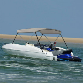 2-bow Bimini Top Grey 70.9x51.2x43.3"