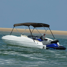 3-bow Bimini Top Black 72.0x63.0x53.9"