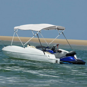 4-bow Bimini Top with Sidewalls 95.7x(90.6-96.1)x53.9"