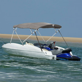 4-bow Bimini Top with Sidewalls 95.7x(78.7-83.9)x53.9"