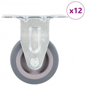 12 pcs Fixed Casters 1.97 " (3x143416)