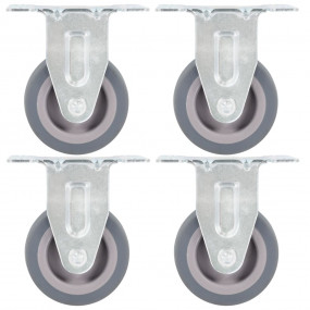 Fixed Casters 4 pcs 1.97 "