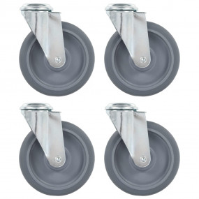 Bolt Hole Swivel Casters 4 pcs 4.92 "