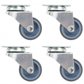 Twin-wheel Swivel Casters 4 pcs 1.97 "